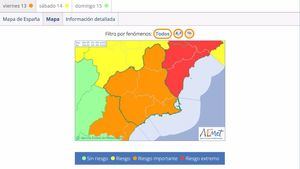 La DANA deja en Alhama más de 40 litros por m2 esta madrugada