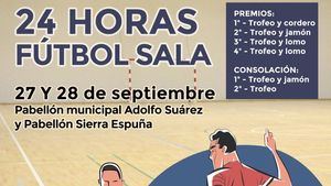 Alhama organiza el 24 Horas de Fútbol Sala el 27 y 28 de septiembre