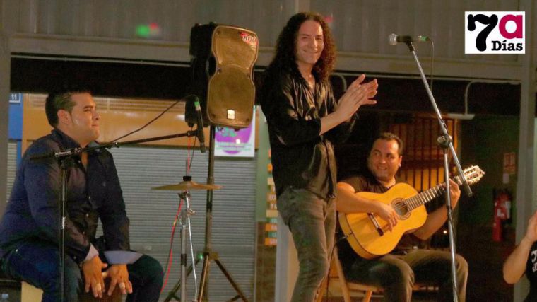 Imagen del trasnoche flamenco de la III Semana Flamenca de Alhama de 2018.