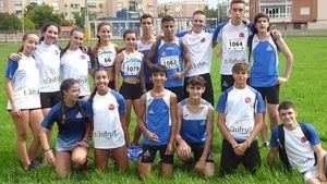 FOTOS Los sub16 del Club Atletismo Alhama, terceros de la Región