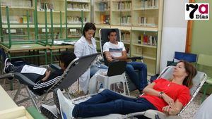 VÍDEO El IES Valle de Leiva colabora con la donación de sangre