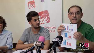 VÍDEO IU critica las “mentiras estadísticas” del PSOE en el pleno