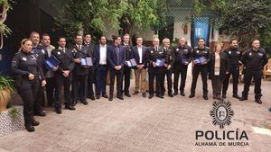 FOTOS Los Alcázares homenajea a la Policía Local de Alhama