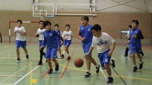 Gran partido de los alevines contra el Monteagudo (33-80)