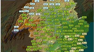 Alhama registra 24 litros por m2 en las últimas 12 horas