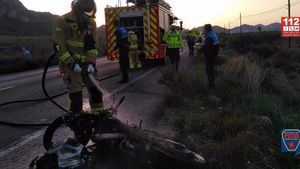 Un motorista de 20 años fallece en un accidente en Mazarrón