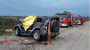 Fallece al salirse su coche de la autovía de Alhama a Cartagena