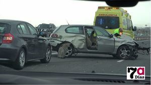 V/F Dos heridos en un accidente de tráfico en la A7