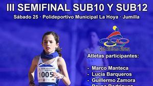 Los atletas de Alhama, presentes en la 3º Semifinal Sub10-Sub12