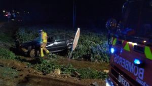 Dos heridos en Totana en un accidente antes de la incorporación a A7