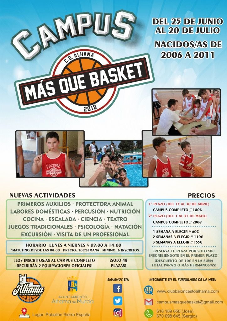 VIDEO El Campus de Basket, deporte, ocio y escuela de valores