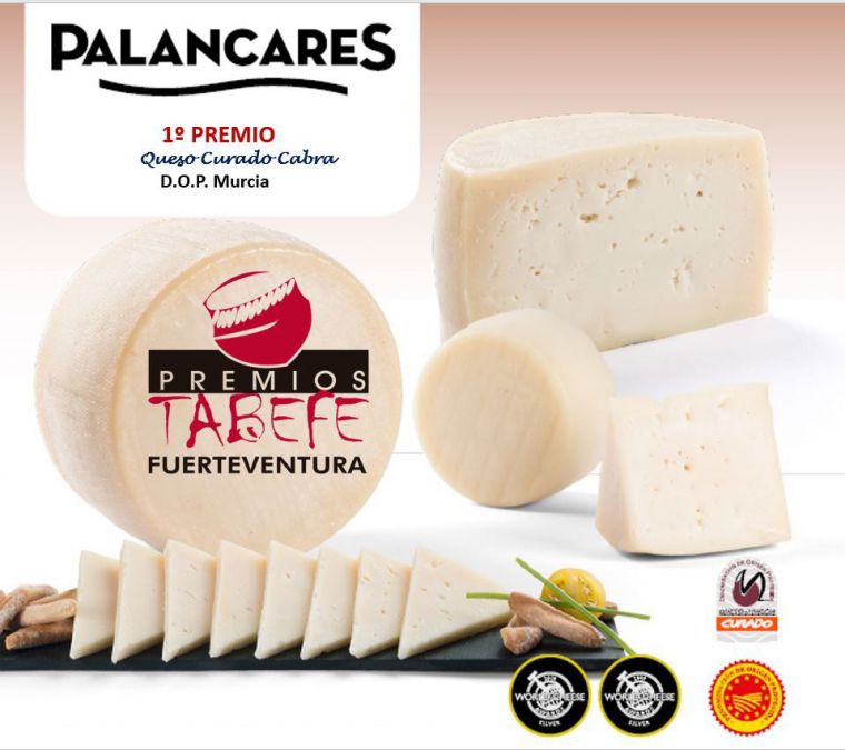 El queso curado de cabra Palancares, oro en los premios Tabefe