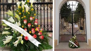 Flores de los alhameños a los padres, Josés y Josefas fallecidos