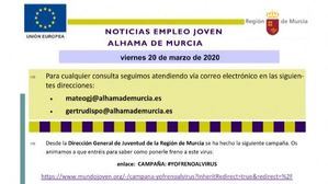 Empleo joven: fórmate online durante el confinamiento