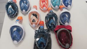 FOTOS Las máscaras de snorkel, muy útiles para pacientes con Covid19