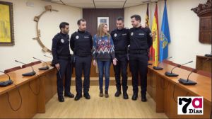 Los 4 policías locales en prácticas de Alhama se incorporan a la plantilla