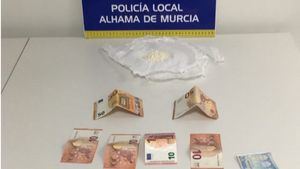 Dos detenidos más en Alhama con 52 gramos de cocaína