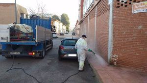 FOTOS La Brifor vuelve a sumarse a las labores de desinfección