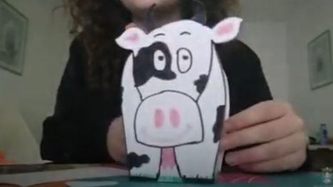VÍDEO Cómo hacer una vaca que guarde lápices, pinturas y bolis