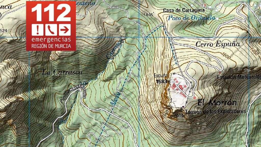 Evacúan a un ciclista accidentado en La Carrasca