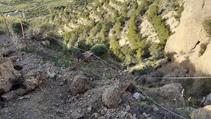 FOTOS Reparan la Cuesta del Salto tras los daños por la lluvia