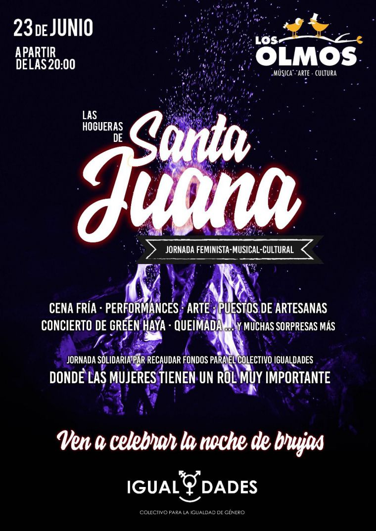 El colectivo feminista organiza las hogueras de Santa Juana