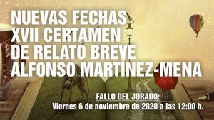 Nuevas fechas del XVII Certamen 'Alfonso Martínez-Mena'