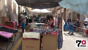 VÍD. La esperada vuelta de todos los vendedores al mercadillo de Alhama