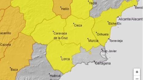 El Valle del Guadalentín continúa en alerta amarilla por el calor