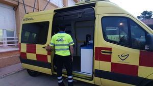La ambulancia de Alhama ha sido trasladada a Totana