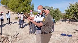 VÍDEO Devuelven un águila calzada a su hábitat en Gebas