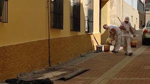 FOT. Lavado de cara al cuartel de la Guardia Civil de Alhama