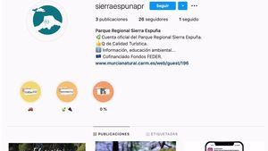 El Parque Regional de Sierra Espuña se estrena en Instagram