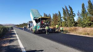 Fomento mejora la carretera entre Alhama y Cartagena