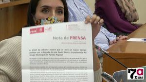 VÍDEO Los ediles del PP dejan el Pleno por una nota de prensa del PSOE