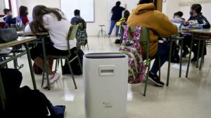 Purificadores de aire en las aulas: Salud Pública responde