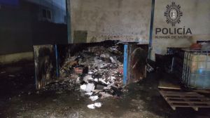 Extinguido un incendio en un contenedor del polígono de Alhama