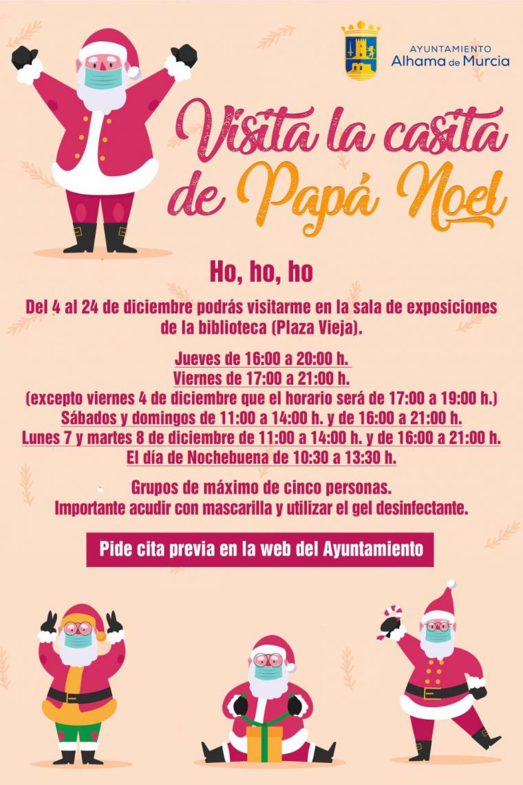 Más días y horas para ir a ver a Papá Noel a Plaza Vieja