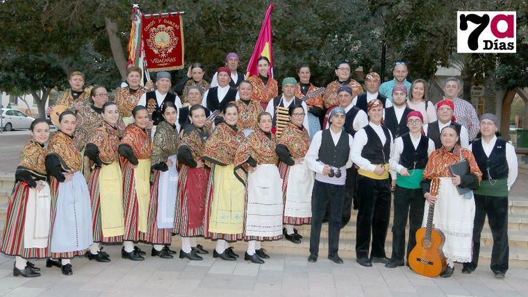 Grupo de Coros y Danzas de Villacañas, en el XXXV Festival Nacional de Folklore de Alhama