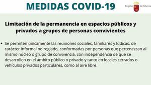 En vigor la prohibición de reunión de personas no convivientes