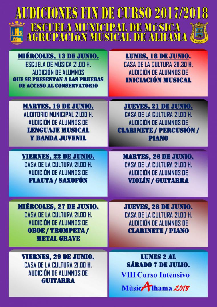 Mañana arrancan las primeras audiciones de la Escuela de Música