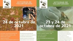 Meles organiza dos actividades 'voluntarias' este finde