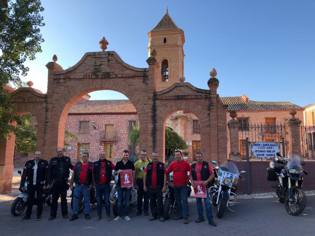 Miembros de Moto Club Custom de Alhama parten en peregrinación | Siete Días  Alhama