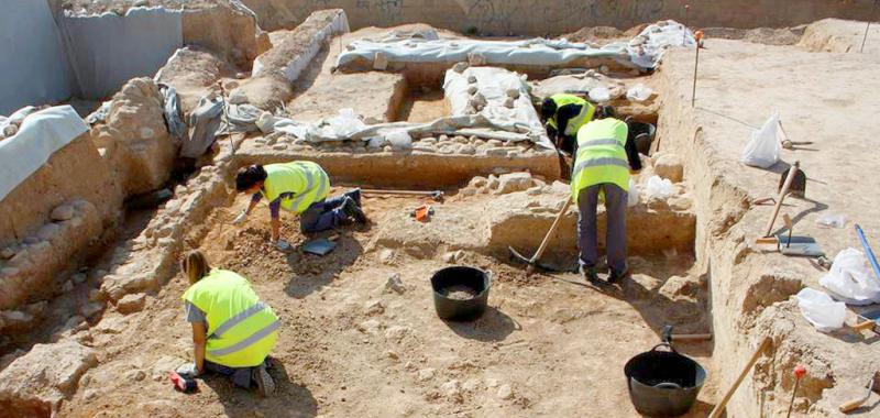 Yacimiento arqueológico El Salitre, en Librilla